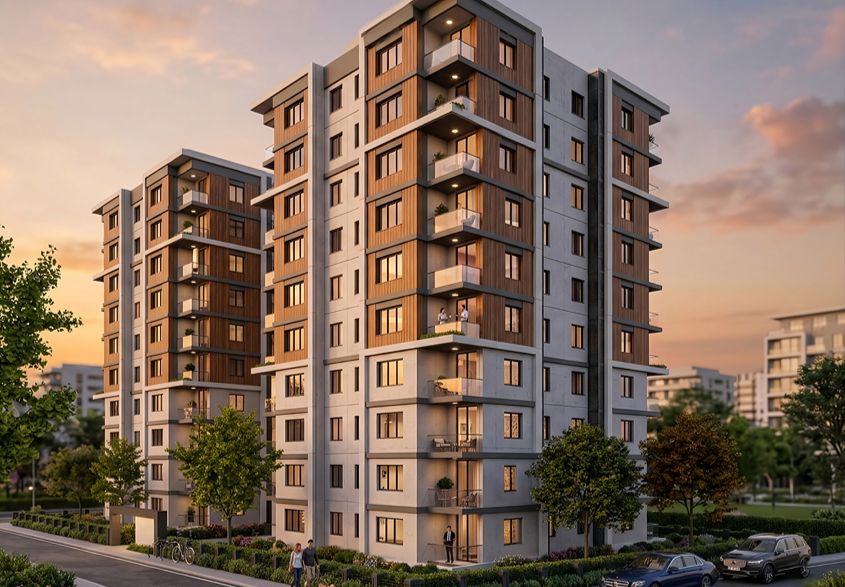 ED - Denizciler Sitesi - Render - Cephe 1